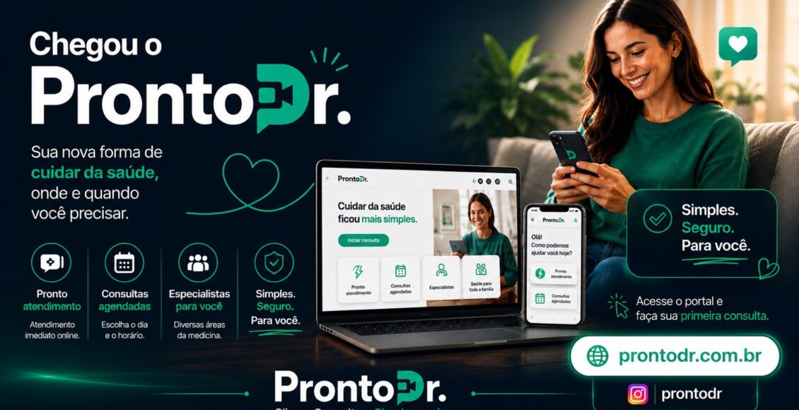 ProntoDr facilita o acesso a consultas médicas e tem planos corporativos mais acessíveis.