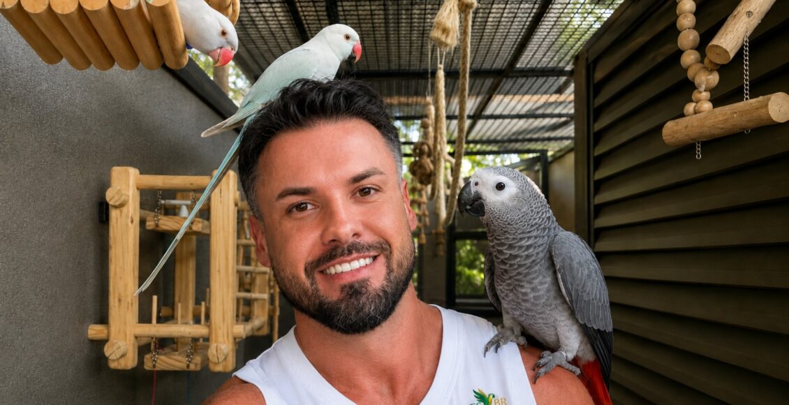 Na AVES BR, Vinicius Del Rio diz que o trabalho é feito de forma específica e alinhada ao comportamento natural de cada espécie.