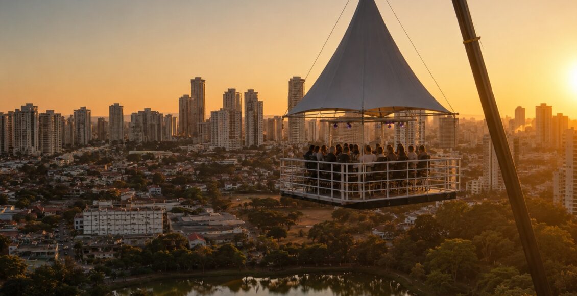 Experiência no City Park mostrará qual será a paisagem vista pelos moradores do empreendimento.