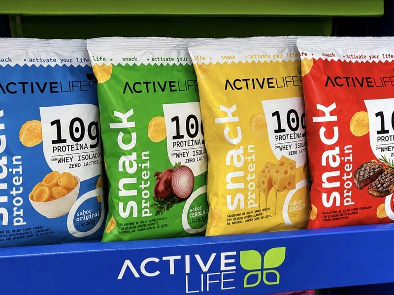 Active Life aposta em snack salgado com 10g de proteína