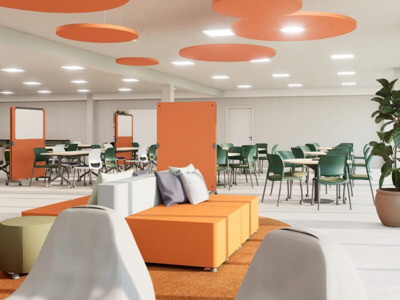 Como o mobiliário flexível transforma espaços de trabalho e educação