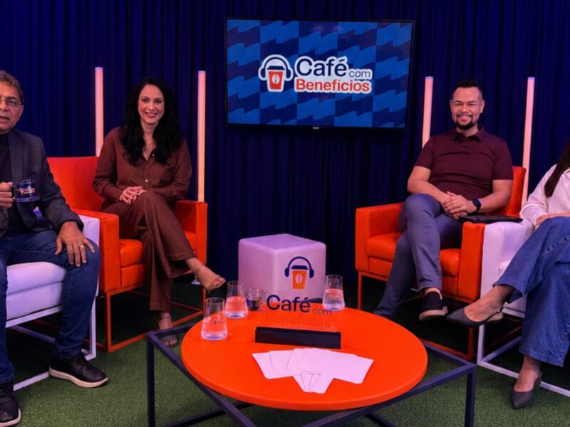 Café com Benefícios reúne Oscar Roberto Godoi e Ana Paula Oliveira em episódio especial sobre futebol, arbitragem e bastidores do esporte