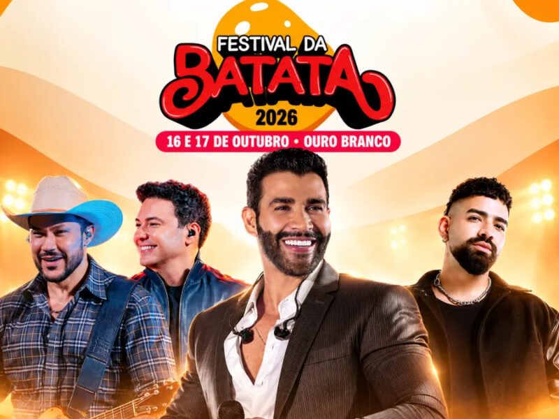 Gusttavo Lima leva ao 40º Festival da Batata o guindaste que virou marca registrada de seus shows
