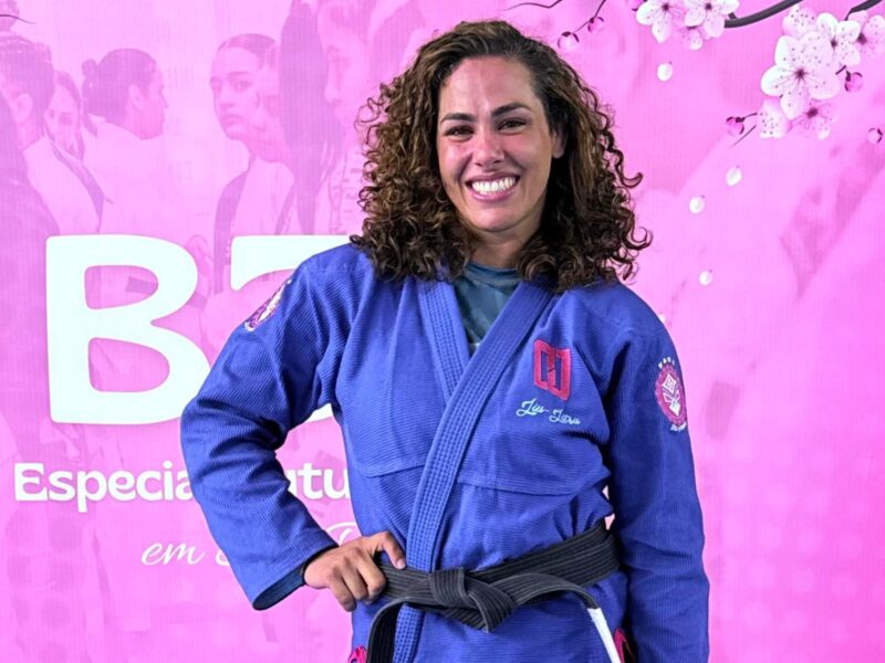 Campeã mundial de jiu-jítsu, Carina Santi promove aulão gratuito de defesa pessoal no Complexo Tatuapé nesta sexta-feira (16)