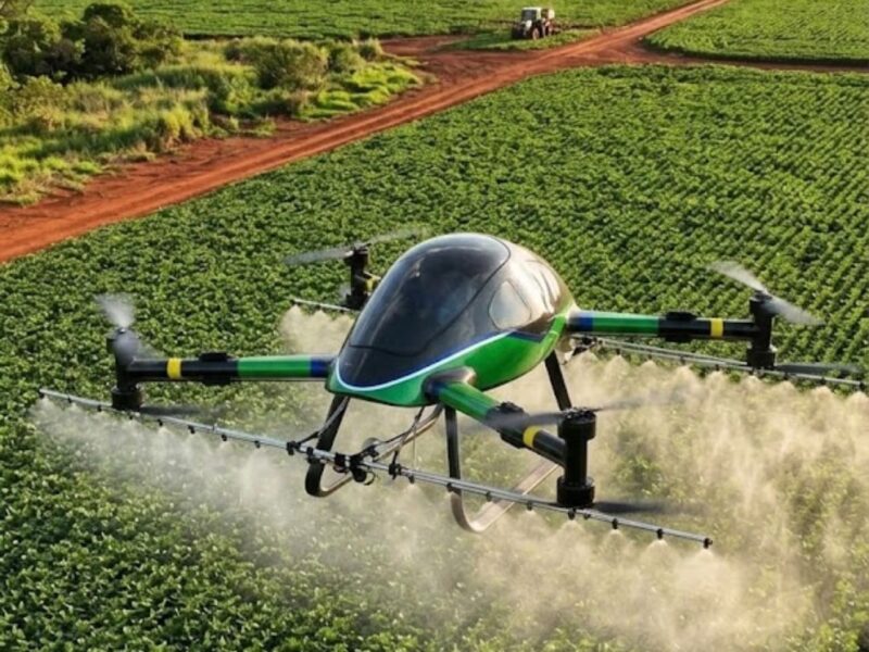 Salto do agro: o eVTOL Skyros, apresentado por Urandir, otimiza o tempo no campo