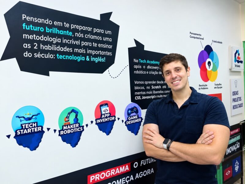 João Aleixo mira 100 unidades com escola de tecnologia milionária